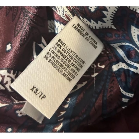 LUCKY BRAND Plum Putple Pink Velvet Floral Embroidered Jacket Blazer XS NWOT - Picture 8 of 8